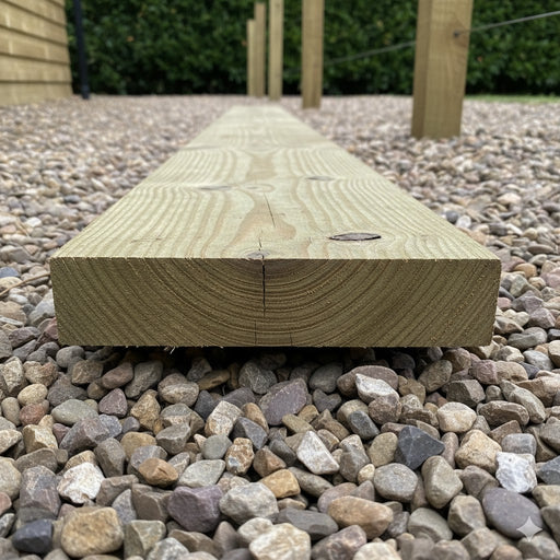 Pressure Treated Timber Gravelboards 150 x 22 x 2400mm (6X1) £5.50 Inc Vat - Hardware > Fencing & Barriers > Fence Panels Timber Treated Gravelboards