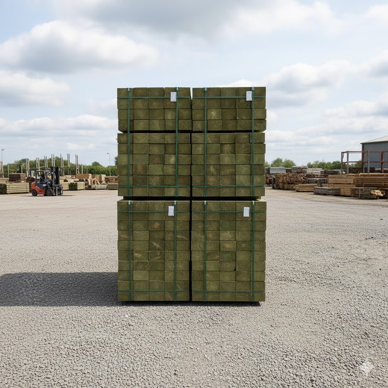 Treated Garden Sleepers 200 x 100 x 2400mm - £24 Each Inc Vat - Home & Garden > Lawn & Garden > Gardening Treated Garden Sleepers