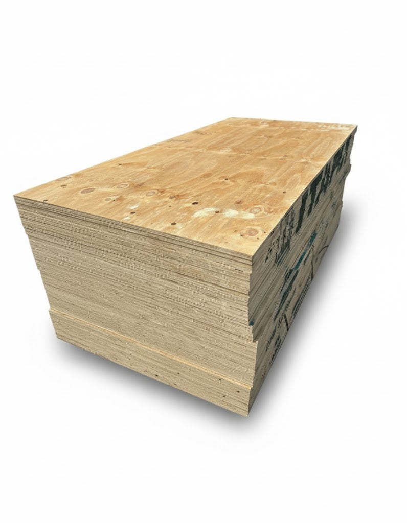 Softwood Pine Shuttering Plywood 2440 x 1220 x 18mm - £25 - Hardware > Building Materials > Lumber & Sheet Stock Hardwood Faced Poplar Core Plywood