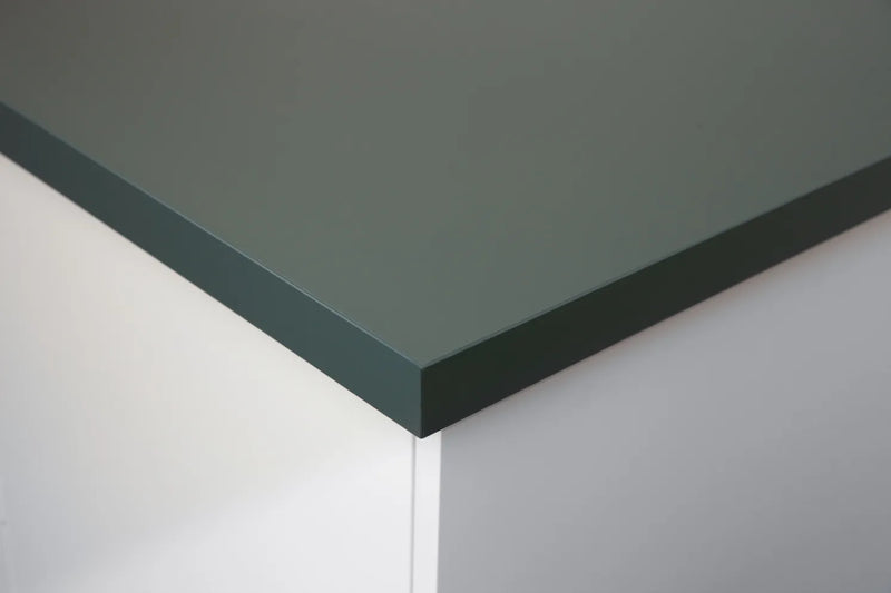 Fenix Verde Comodoro NTM Bonded 39mm Square Edge Kitchen Worktop- Ultra matt Finish For Sale Online - Fast Nationwide Delivery