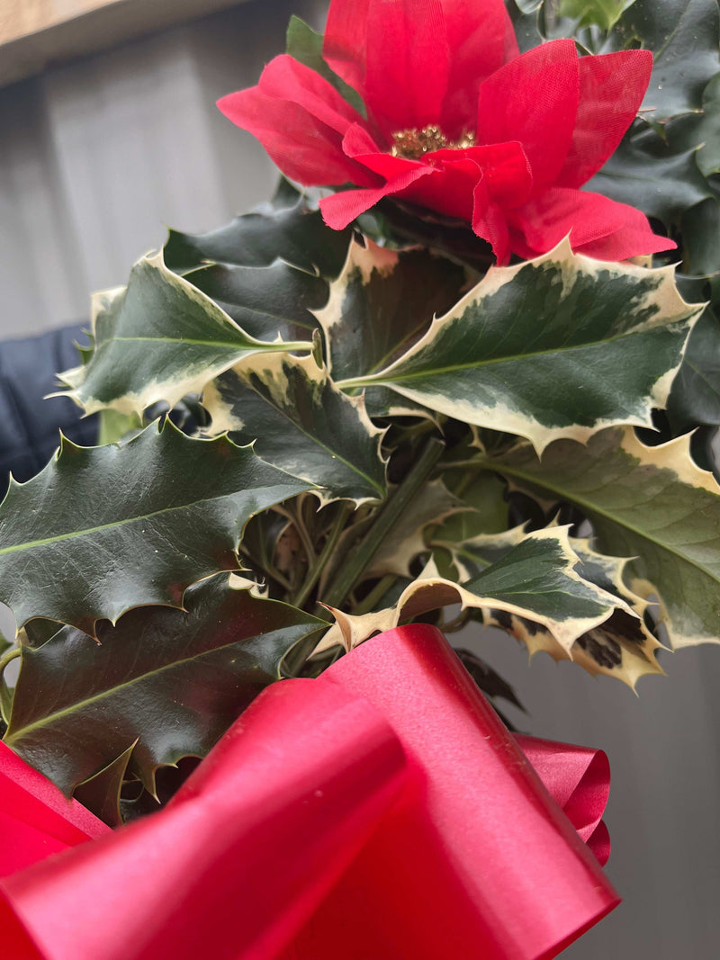 Real Holly Wreath | Hand Made Wreath (45cm)