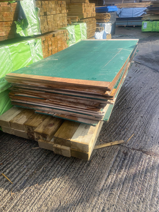 Reclaimed 15mm Plywood Full 8x4 Sheets - £17 Each