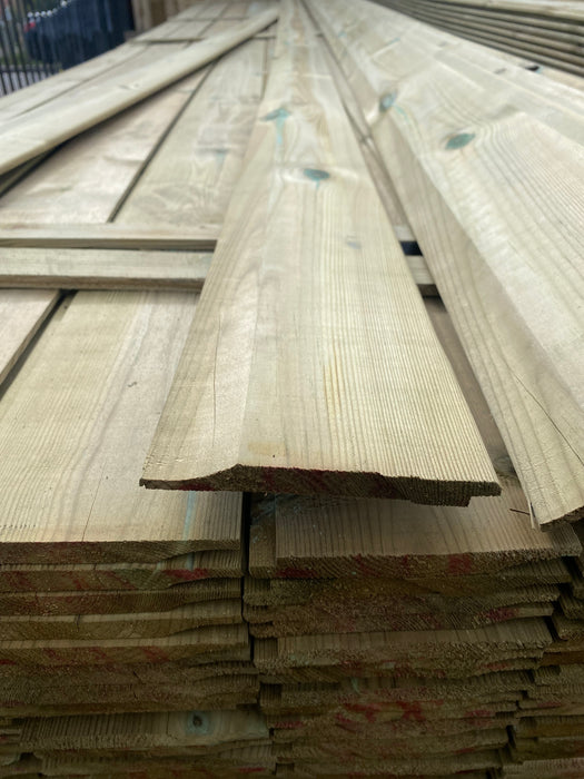 Pressure Treated Shiplap Cladding 4.5m - 120x12mm 🎈Clearance Offer £7 Per Length🎈