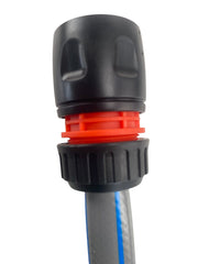 3 Way Connector Set with Valve Black/Orange - Garden watering