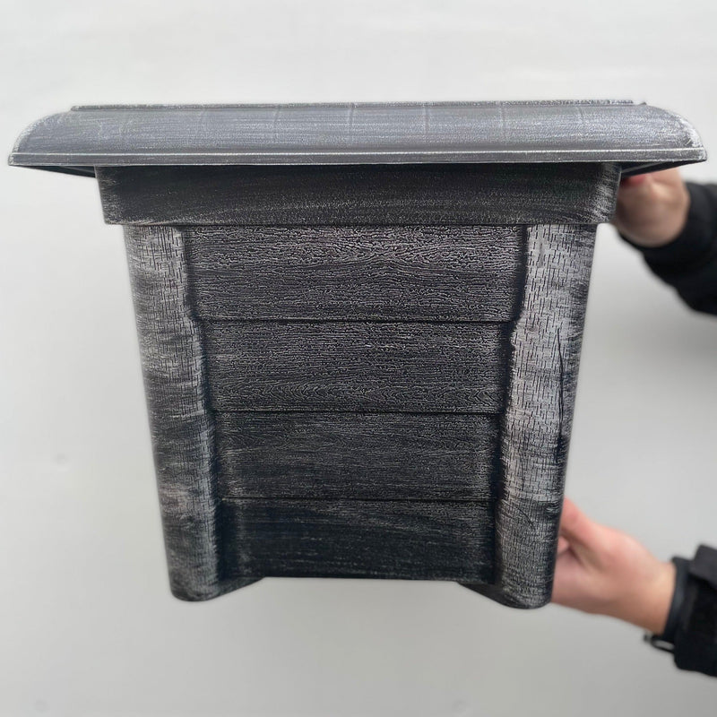 Silver Square Planter -