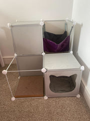 Kitty Cubby Cat Cube Play Tower MIDI - Animals & Pet Supplies > Pet Supplies > Cat Supplies PETS