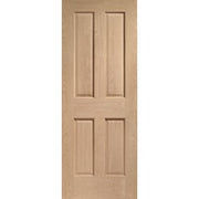 Victorian 4 Panel Internal Oak Door - Doors