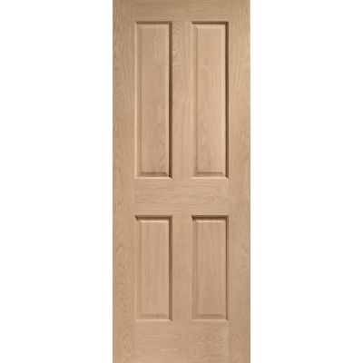 Victorian 4 Panel Internal Oak Door - Doors