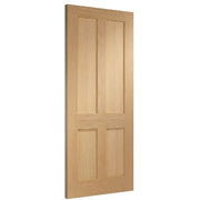 Victorian Shaker 4 Panel Internal Oak Door -