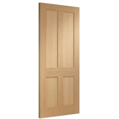 Victorian Shaker 4 Panel Internal Oak Door -
