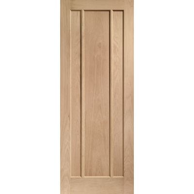 Worcester 3 Panel Internal Oak Fire Door -