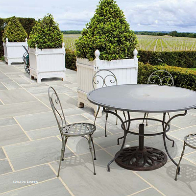 Indian Sandstone Patio Pack Kandla Grey (60 Slabs - 18.97m2 per Pack) - All Colours - Patio Tiles