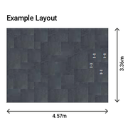 Indian Limestone Patio Pack Kadappa Black (84 Slabs - 15.2m2 per Pack) -