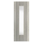 Aria Grey Pre-Finished Glazed Internal Door - All Sizes -