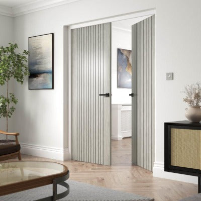 Aria Grey Pre-Finished Internal Door - All Sizes -