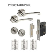 Boston Polished Satin Stainless Steel Latch Pack -