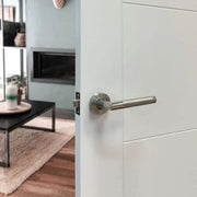 Portland Polished Satin Stainless Steel Latch Pack - Hardware > Building Materials > Door Hardware > Door Knobs & Handles Door Handle