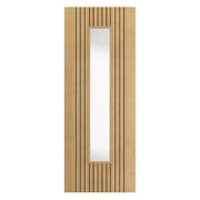 Aria Oak Pre-Finished Glazed Internal Door - All Sizes -