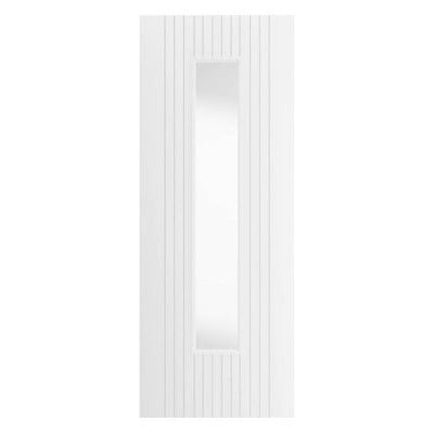 Aria White Primed Glazed Internal Door - All Sizes -
