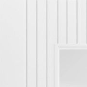 Aria White Primed Glazed Internal Door - All Sizes -