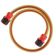Premium Garden Hose Yellow with Orange Lock Connectors - Garden watering