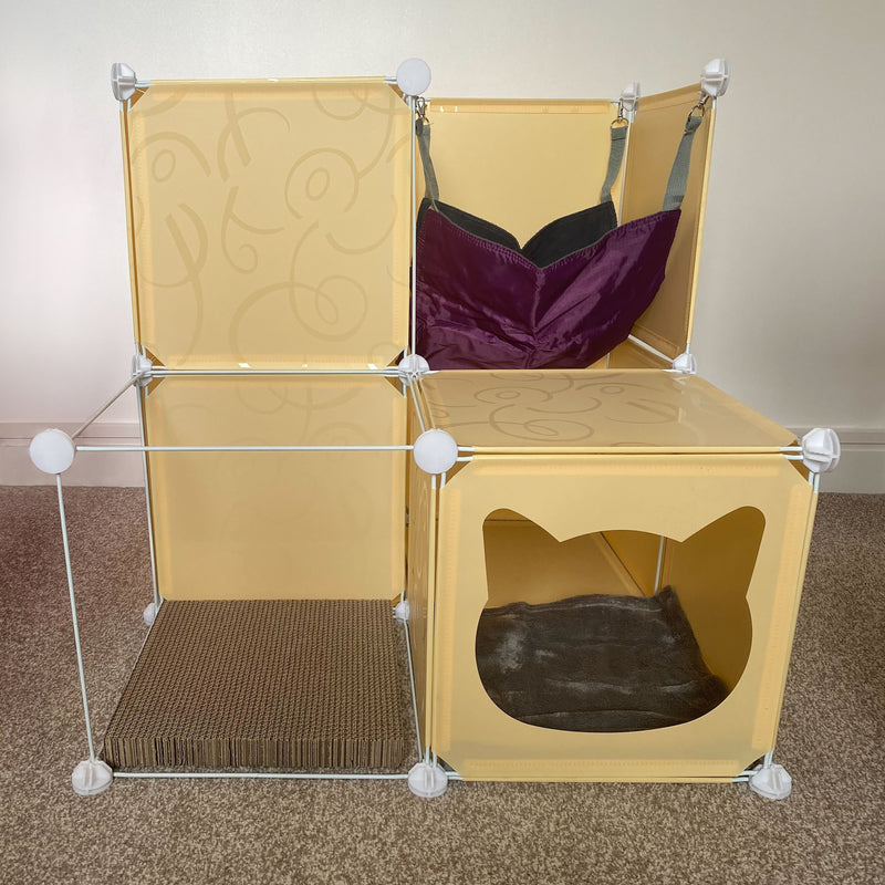 Kitty Cubby Cat Cube Play Tower MIDI - Animals & Pet Supplies > Pet Supplies > Cat Supplies PETS