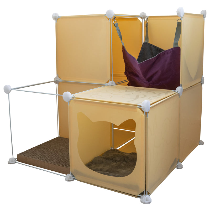 Kitty Cubby Cat Cube Play Tower MIDI - Animals & Pet Supplies > Pet Supplies > Cat Supplies PETS