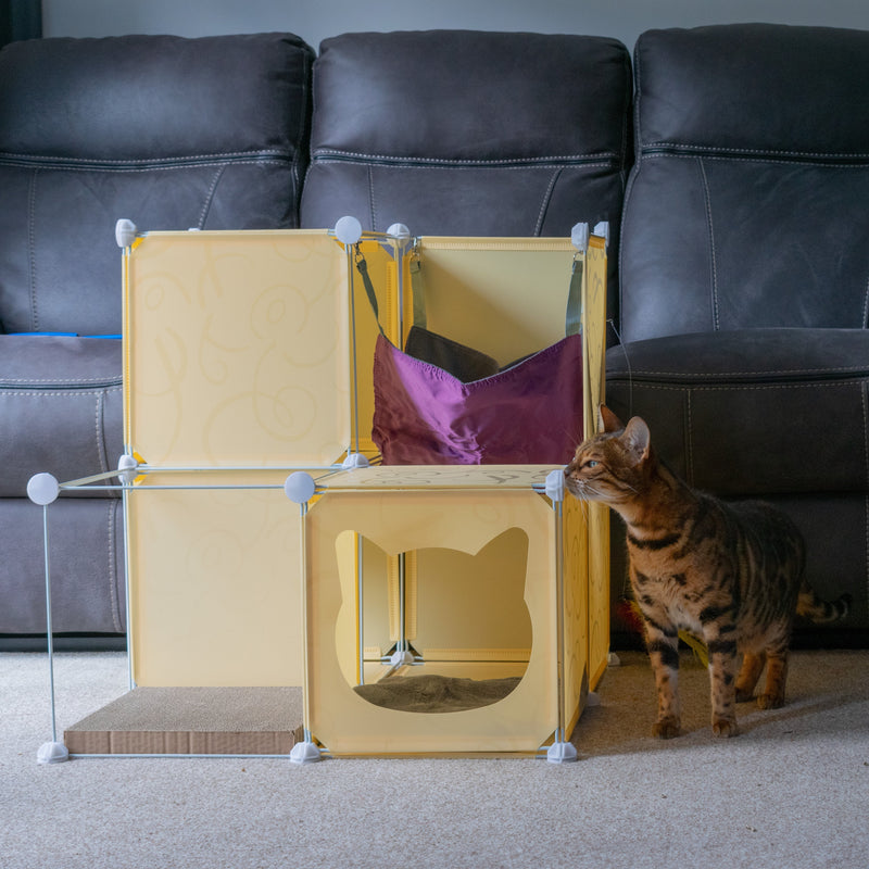 Kitty Cubby Cat Cube Play Tower MIDI - Animals & Pet Supplies > Pet Supplies > Cat Supplies PETS