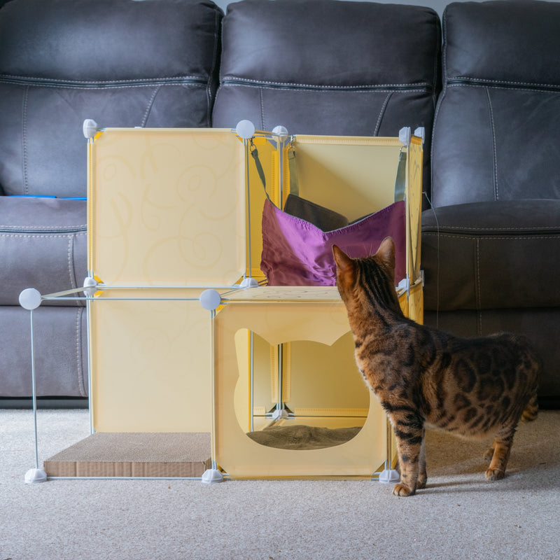 Kitty Cubby Cat Cube Play Tower MIDI - Animals & Pet Supplies > Pet Supplies > Cat Supplies PETS