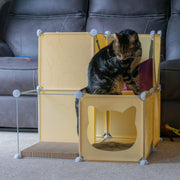 Kitty Cubby Cat Cube Play Tower MIDI - Animals & Pet Supplies > Pet Supplies > Cat Supplies PETS
