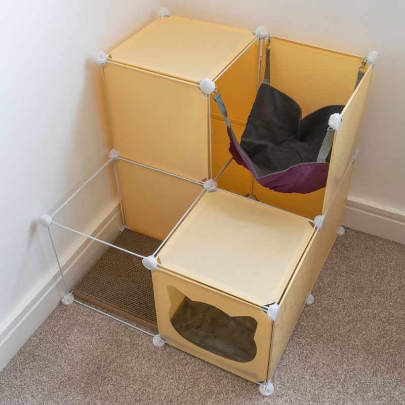 Kitty Cubby Cat Cube Play Tower MIDI - Animals & Pet Supplies > Pet Supplies > Cat Supplies PETS