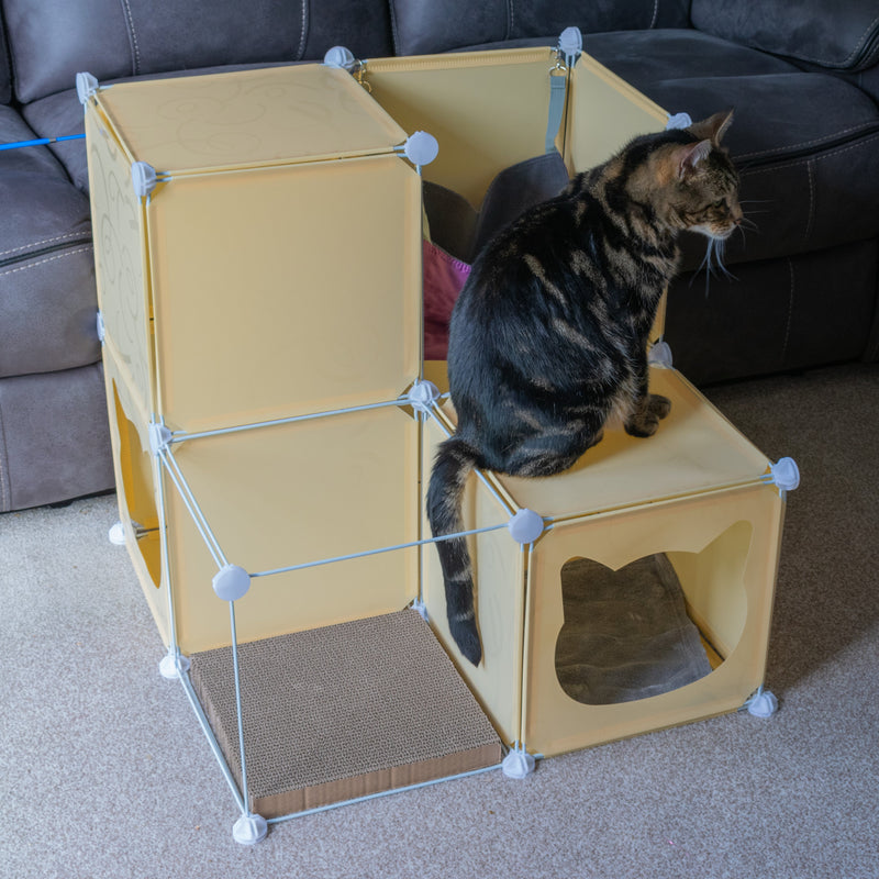 Kitty Cubby Cat Cube Play Tower MIDI - Animals & Pet Supplies > Pet Supplies > Cat Supplies PETS
