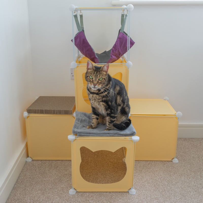 Kitty Cubby Cat Cube Play Tower MIDI - Animals & Pet Supplies > Pet Supplies > Cat Supplies PETS