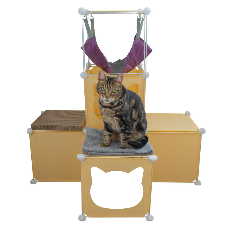 Kitty Cubby Cat Cube Play Tower MIDI - Animals & Pet Supplies > Pet Supplies > Cat Supplies PETS
