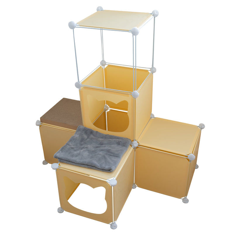 Kitty Cubby Cat Cube Play Tower MIDI - Animals & Pet Supplies > Pet Supplies > Cat Supplies PETS