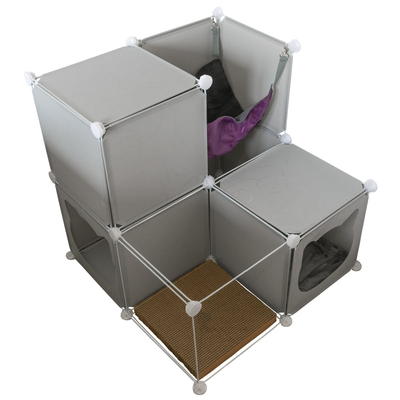 Kitty Cubby Cat Cube Play Tower MIDI - Animals & Pet Supplies > Pet Supplies > Cat Supplies PETS