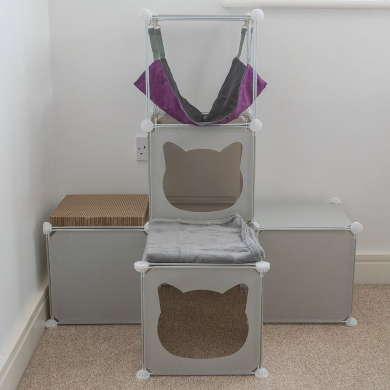 Kitty Cubby Cat Cube Play Tower MIDI - Animals & Pet Supplies > Pet Supplies > Cat Supplies PETS