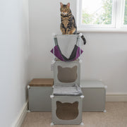Kitty Cubby Cat Cube Play Tower MIDI - Animals & Pet Supplies > Pet Supplies > Cat Supplies PETS