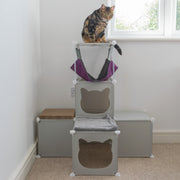 Kitty Cubby Cat Cube Play Tower MIDI - Animals & Pet Supplies > Pet Supplies > Cat Supplies PETS