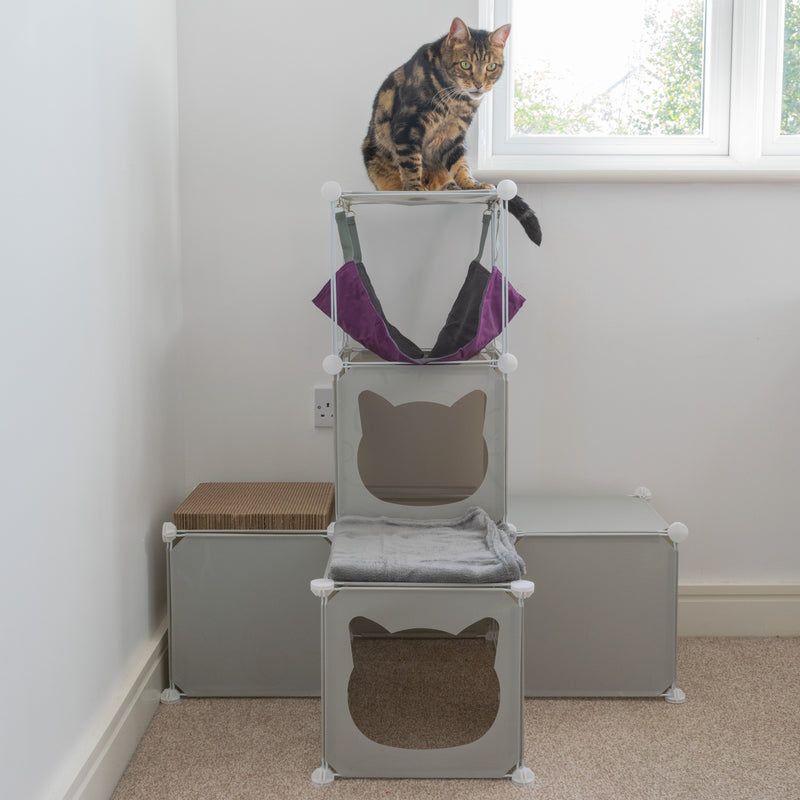 Kitty Cubby Cat Cube Play Tower MIDI - Animals & Pet Supplies > Pet Supplies > Cat Supplies PETS