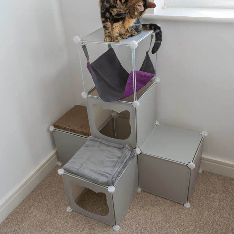 Kitty Cubby Cat Cube Play Tower MIDI - Animals & Pet Supplies > Pet Supplies > Cat Supplies PETS