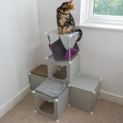 Kitty Cubby Cat Cube Play Tower MIDI - Animals & Pet Supplies > Pet Supplies > Cat Supplies PETS