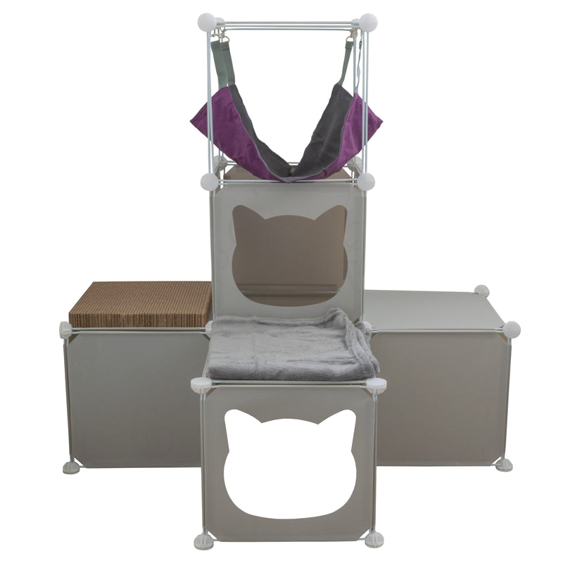 Kitty Cubby Cat Cube Play Tower MIDI - Animals & Pet Supplies > Pet Supplies > Cat Supplies PETS