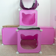 Kitty Cubby Cat Cube Play Tower MIDI - Animals & Pet Supplies > Pet Supplies > Cat Supplies PETS