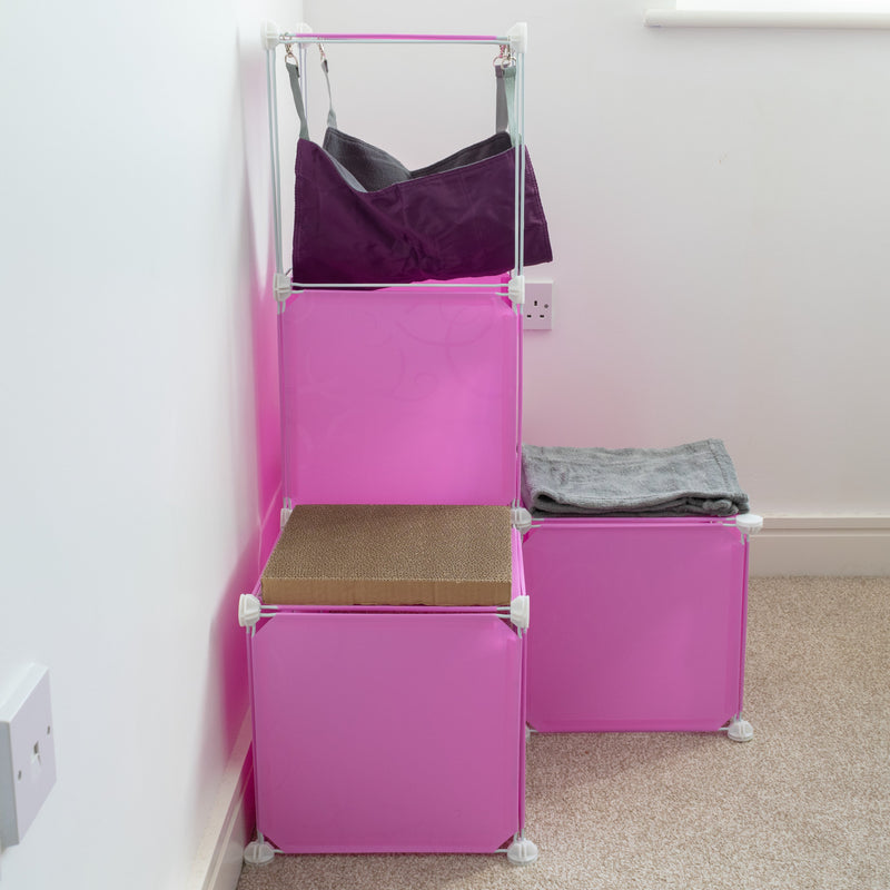 Kitty Cubby Cat Cube Play Tower MIDI - Animals & Pet Supplies > Pet Supplies > Cat Supplies PETS