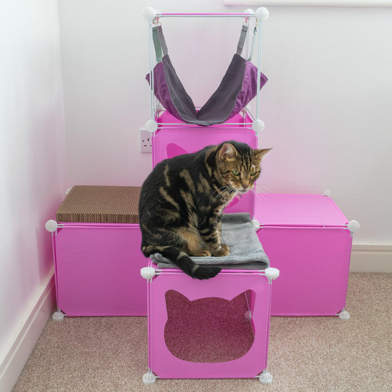 Kitty Cubby Cat Cube Play Tower MIDI - Animals & Pet Supplies > Pet Supplies > Cat Supplies PETS