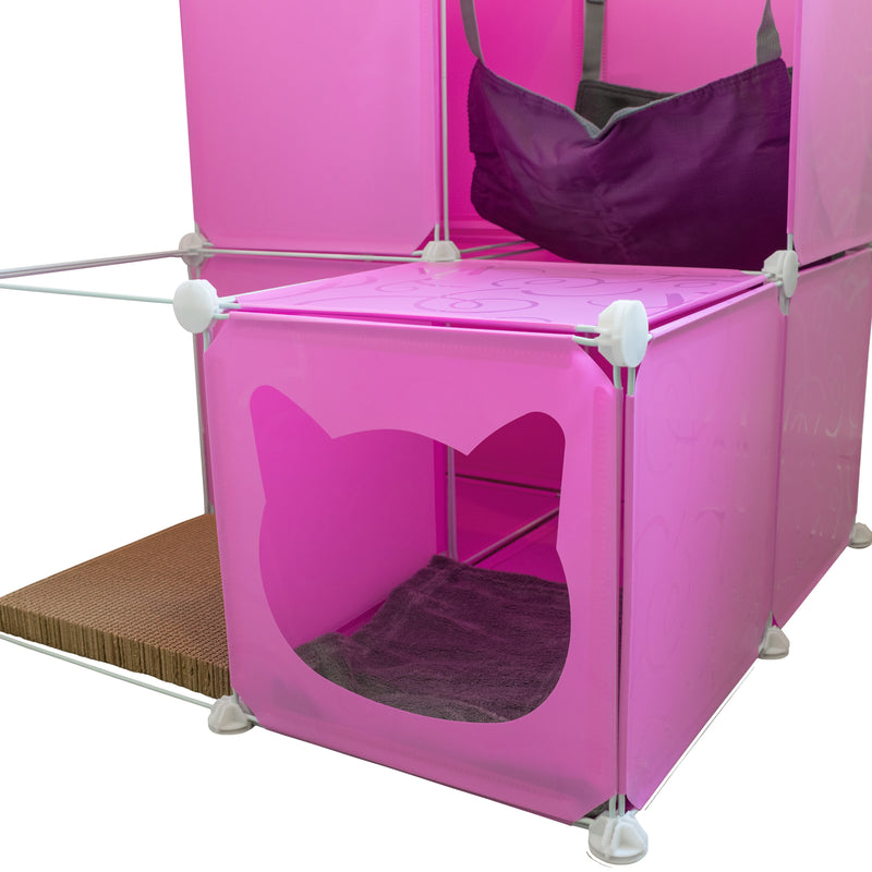 Kitty Cubby Cat Cube Play Tower MIDI - Animals & Pet Supplies > Pet Supplies > Cat Supplies PETS