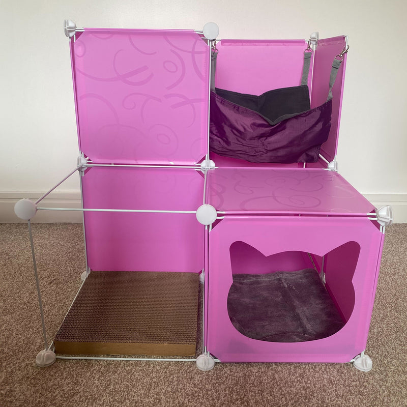 Kitty Cubby Cat Cube Play Tower MIDI - Animals & Pet Supplies > Pet Supplies > Cat Supplies PETS
