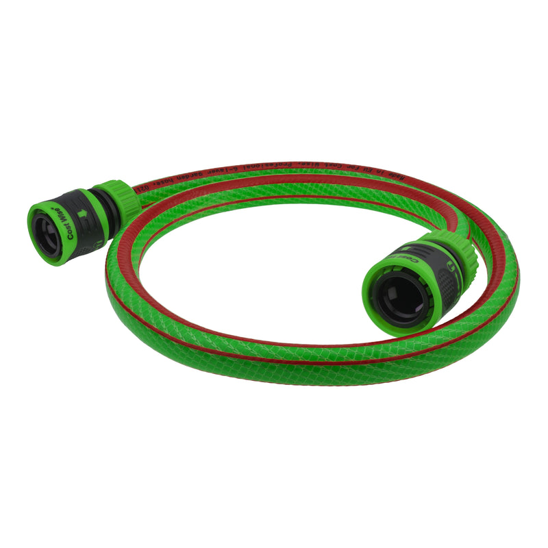 Premium Garden Hose Green with Green Lock Connectors - Garden watering