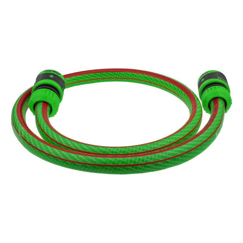 Premium Garden Hose Green with Green Lock Connectors - Garden watering